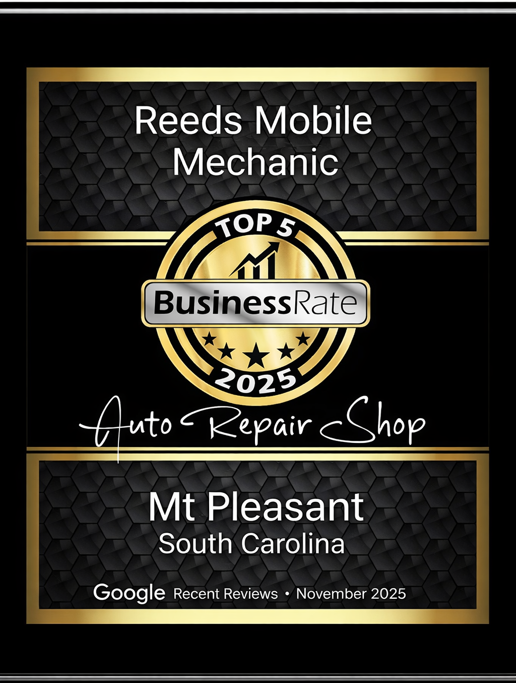 Top 5 Auto Repair Shop 2025 - Reeds Mobile Mechanic
